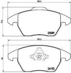 BREMBO fékbetét készlet, tárcsafék P61 076X
