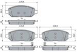 Bosch fékbetét készlet 0 986 494 906