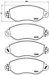 BREMBO fékbetét készlet, tárcsafék P24 053