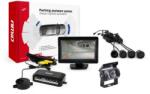 AMiO parkolóasszisztens TFT01 4, 3 kamerával HD-501-IR 4 érzékelős, fekete