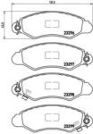 BREMBO fékbetét készlet, tárcsafék P78 012