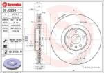 BREMBO Féktárcsa hornyolt Ø360mm 09. D938.11
