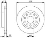 Bosch szellőző féktárcsa Ø269mm 0 986 479 366