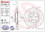 BREMBO fékkorong lyukasztás/belső hűtött Ø324 mm 09.8485. 1x