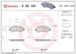 BREMBO fékbetét készlet, tárcsafék P23 161