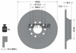 TEXTAR Féktárcsa tömör Ø302mm 92132503