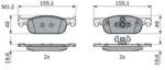 Bosch fékbetét készlet 0 986 424 021
