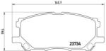 BREMBO fékbetét készlet, tárcsafék P83 067