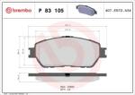 BREMBO fékbetét készlet P83 105