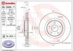 BREMBO Féktárcsa belső hűtés Ø320mm 09. C928.11