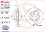 BREMBO Féktárcsa szellőző Ø280mm 09. C312.11
