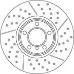 TRW Féktárcsa Féktárcsa kétrészes Ø340mm DF6604S