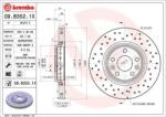 BREMBO féktárcsa perforált/belső hűtéses Ø320mm 09. B352.1X