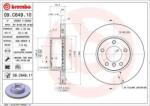 BREMBO Féktárcsa szellőző Ø300mm 09. C649.11