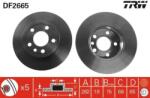TRW Féktárcsa tömör Ø282mm DF2665