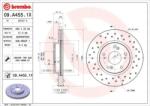 BREMBO fékkorong lyukasztás/belső hűtött Ø282mm 09. A455.1X