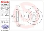 BREMBO Féktárcsa tömör Ø281mm 08. A429.11