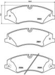 BREMBO fékbetét készlet, tárcsafék P44 022