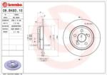 BREMBO Féktárcsa tömör Ø259mm 08. B493.10