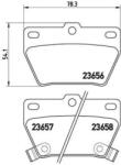 BREMBO fékbetét készlet, tárcsafék P83 057