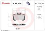 BREMBO fékbetét készlet P85 020X