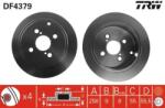 TRW Féktárcsa tömör Ø258mm DF4379