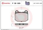 BREMBO fékbetét készlet, tárcsafék P59 025