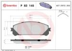 BREMBO fékbetét készlet P83 145