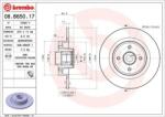 BREMBO Féktárcsa tömör Ø274mm 08. B650.17