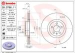 BREMBO Féktárcsa belső hűtéses Ø312mm 09. D766.11