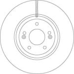 TRW Féktárcsa szellőző Ø321mm DF6545S
