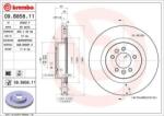 BREMBO Féktárcsa szellőző Ø360mm 09. B858.11