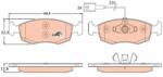 TRW fékbetét készlet, tárcsafék GDB1900