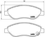 BREMBO fékbetét készlet, tárcsafék P59 053