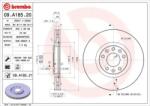 BREMBO Féktárcsa szellőző Ø302mm 09. A185.21