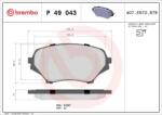 BREMBO fékbetét készlet, tárcsafék P49 043