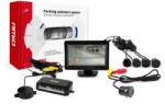AMiO parkolóasszisztens TFT01 4, 3" HD-307-IR kamerával, 4 érzékelős fekete