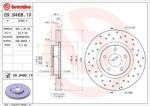BREMBO fékkorong lyukasztás/belső hűtött Ø300mm 09.9468. 1x