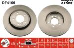 TRW szellőző féktárcsa Ø325mm DF4166
