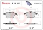 BREMBO fékbetét készlet, tárcsafék P36 027