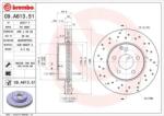 BREMBO fékkorong lyukasztás/belső hűtött Ø295mm 09. A613.51