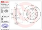 BREMBO Féktárcsa tömör Ø300mm 08. D086.11