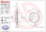 BREMBO Féktárcsa szellőző Ø270mm 09. B843.11