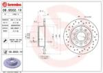 BREMBO féktárcsa perforált Ø253mm 08.9502. 1X
