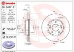 BREMBO Féktárcsa belső hűtés Ø280mm 09. D427.11