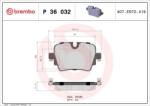 BREMBO fékbetét készlet, tárcsafék P36 032