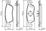 Bosch fékbetét készlet 0 986 424 262