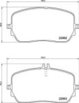 BREMBO fékbetét készlet P50 149