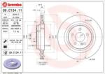 BREMBO Féktárcsa szellőző Ø315mm 09. C134.11
