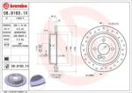BREMBO féktárcsa perforált Ø259mm 08.9163. 1X